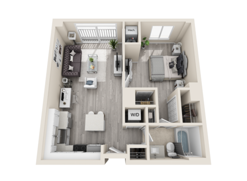 The Cosmopolitan Apartments - Prague - 1 bed - 1 bath - 777 sf