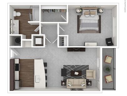 Alpine: Beds - 1: Baths - 1: SqFt Range - 664 to 664