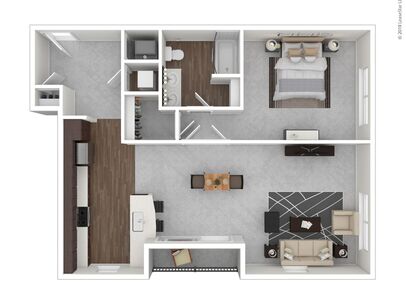 Alpine: Beds - 1: Baths - 1: SqFt Range - 852 to 852