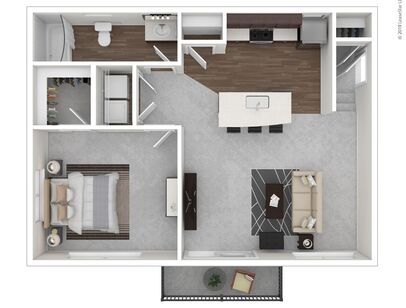 Alpine: Beds - 1: Baths - 1: SqFt Range - 697 to 697