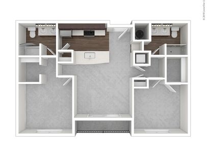 Alpine: Beds - 2: Baths - 2: SqFt Range - 1030 to 1030