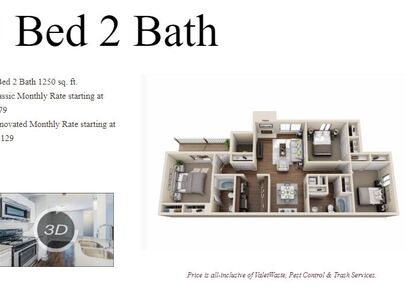 Laguna Reserve - 3 Bedroom - 3 bed - 2 bath - 1250 sf