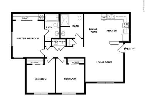 Mason Avenue Apartments - Rainier - 3 bed - 2 bath - 1076 sf