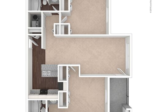 Fishermans Village - Sapphire - 2 bed - 2 bath - 888 sf