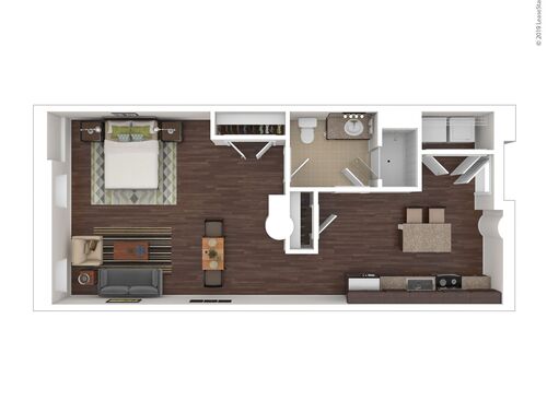 One Bedroom: Beds - Studio: Baths - 1: SqFt Range - 441 to 441