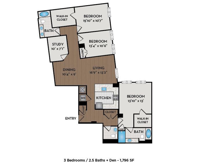 Apartment 510 floorplan