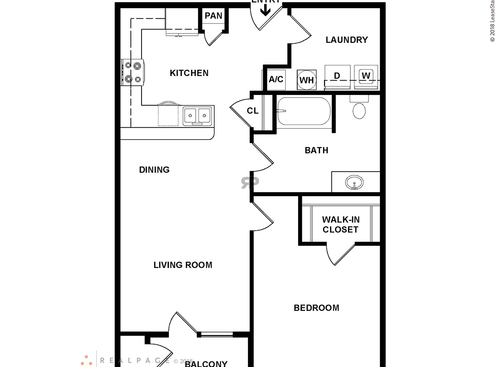 Keystone At Mebane Oaks - Autumn - 1 bed - 1 bath - 852 sf