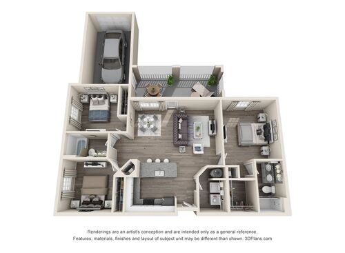 The Cove: Beds - 3: Baths - 2: SqFt Range - 1379 to 1379