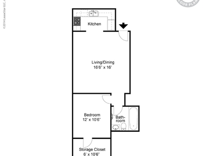 Cedar Hills Apartments - 1 Bedroom - 1 bed - 1 bath - 562 sf