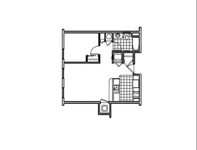 Mountaineer Place - 1B1B - 1 bed - 1 bath - 652 sf