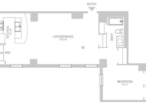 The Statler - One Bedroom Suite Series 04 - 1 bed - 1 bath - 904 sf
