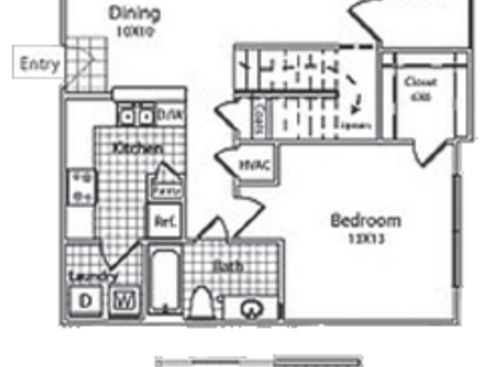 Trails At Eldridge Parkway - 1H - Ambrose - 1 bed - 1 bath - 908 sf