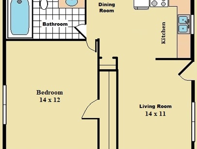 Casa De Grande - 1x1 - 1 bed - 1 bath - 600 sf