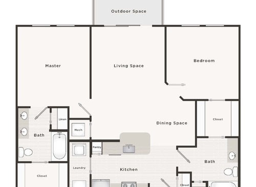 The Encore - The Rhapsody - 2 bed - 2 bath - 1085 sf