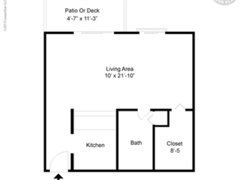 PARKLANE APARTMENTS - Studio - Studio bed - 1 bath - 430 sf