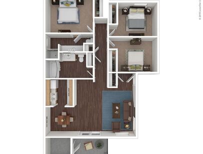 Ash: Beds - 3: Baths - 2: SqFt Range - 1032 to 1032