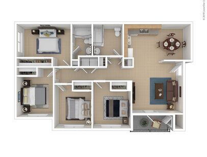 Braeburn: Beds - 4: Baths - 2: SqFt Range - 1324 to 1324