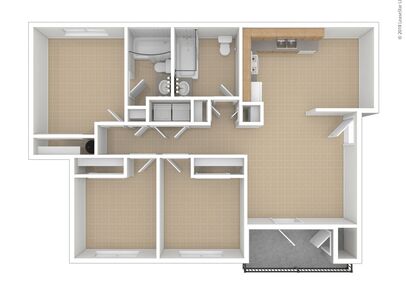 Braeburn: Beds - 3: Baths - 2: SqFt Range - 1145 to 1145