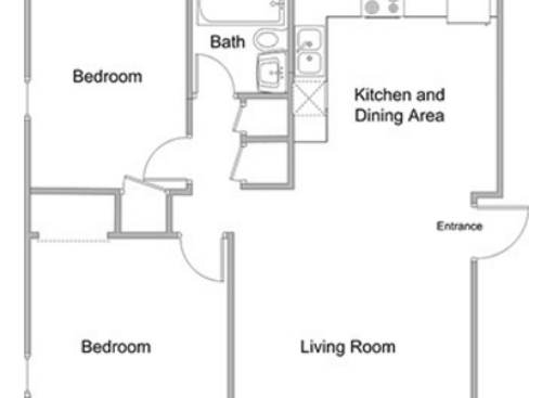 1 Bedroom: Beds - 2: Baths - 1: SqFt Range - 1 to 1