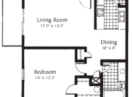 Armon Bay Apartments - 1B - 1 Bedroom - 1 bed - 1 bath - 723 sf