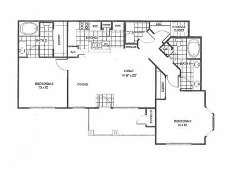 Trails At Corinthian Creek - 2C - Olivia - 2 bed - 2 bath - 1070 sf