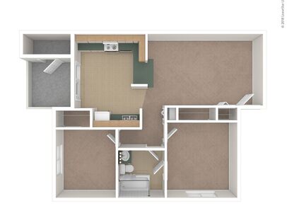Braeburn: Beds - 2: Baths - 1: SqFt Range - 839 to 839