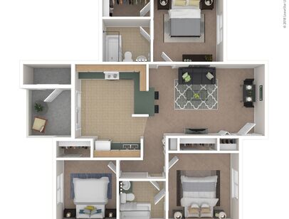 Braeburn: Beds - 3: Baths - 2: SqFt Range - 1112 to 1112