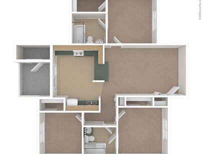 Braeburn: Beds - 3: Baths - 2: SqFt Range - 1112 to 1112