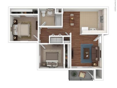 Ambrosia: Beds - 2: Baths - 1: SqFt Range - 950 to 950