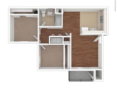 Ambrosia: Beds - 2: Baths - 1: SqFt Range - 950 to 950