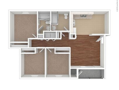 Ambrosia: Beds - 3: Baths - 2: SqFt Range - 1050 to 1050