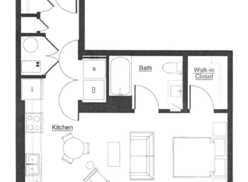 Studio: Beds - Studio: Baths - 1: SqFt Range - 747 to 747