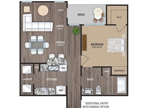 A1  Starting at $1110: Beds - 1: Baths - 1: SqFt Range - 757 to 757