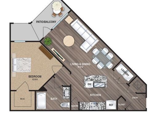 A1  Starting at $975: Beds - 1: Baths - 1: SqFt Range - 759 to 759