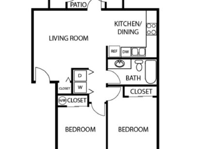 Belmont: Beds - 2: Baths - 1: SqFt Range - 807 to 807