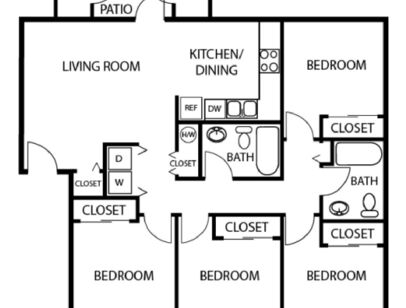 Belmont: Beds - 4: Baths - 2: SqFt Range - 1153 to 1153