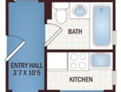 400 Cambridge Block-1Bd: Beds - 2: Baths - 1: SqFt Range - 750 to 750