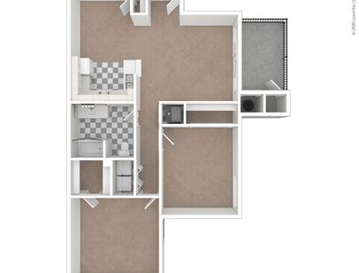 Aspen: Beds - 2: Baths - 1: SqFt Range - 988 to 988