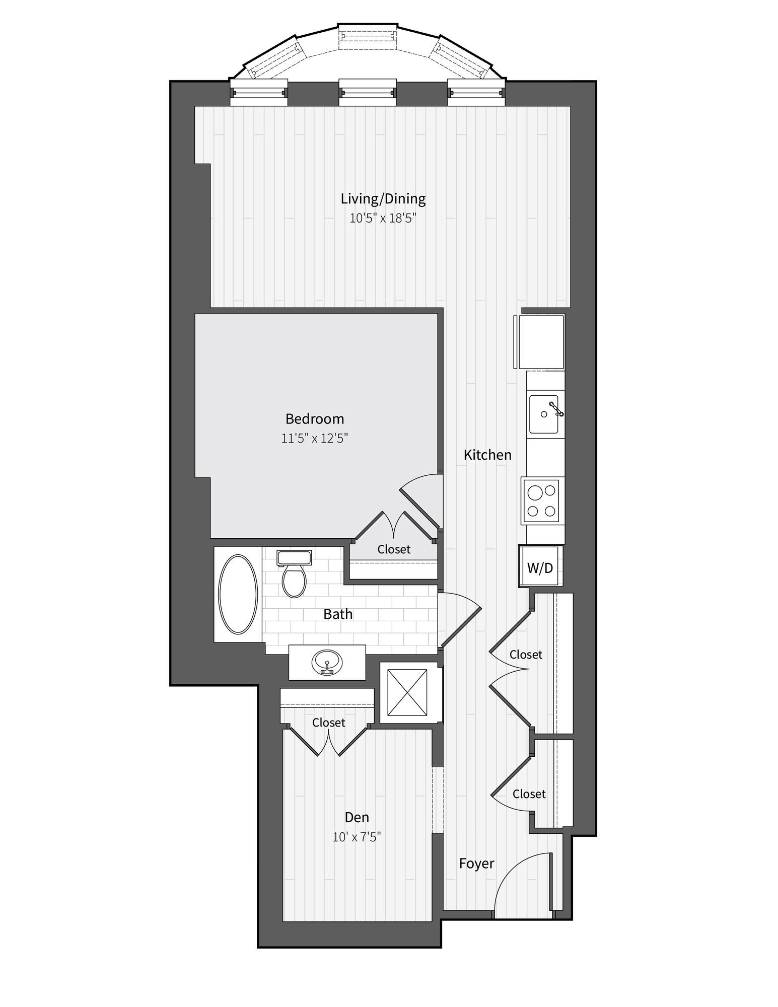 Apartment 270 floorplan