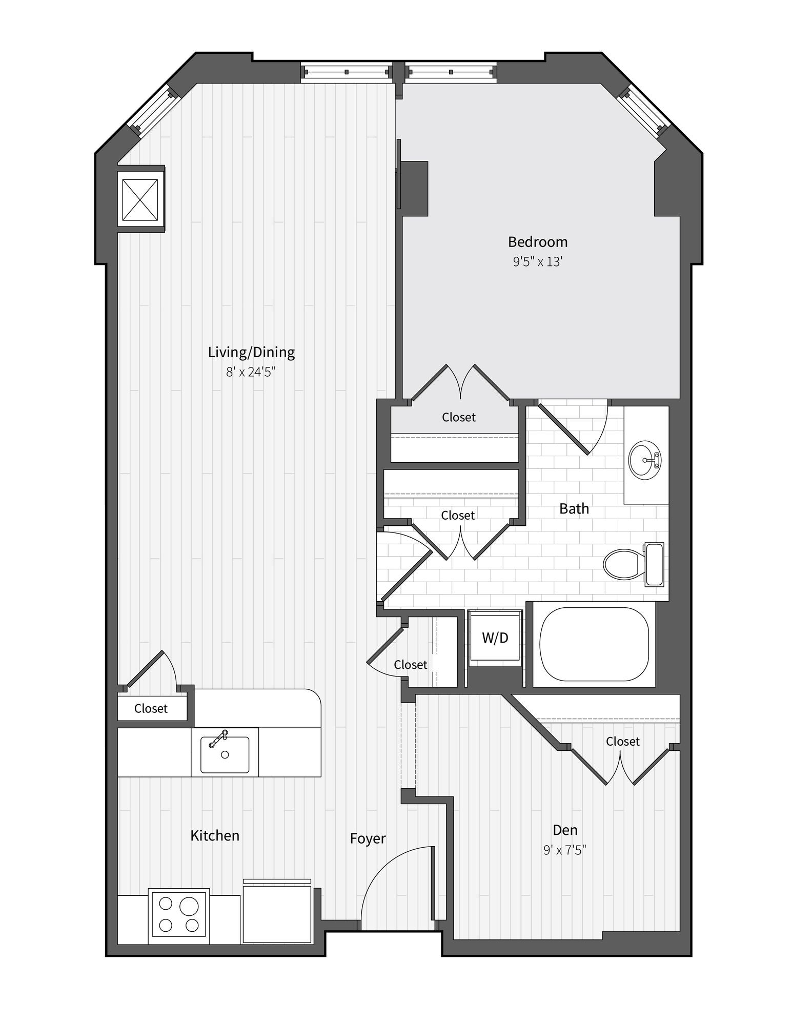 Apartment 427 floorplan