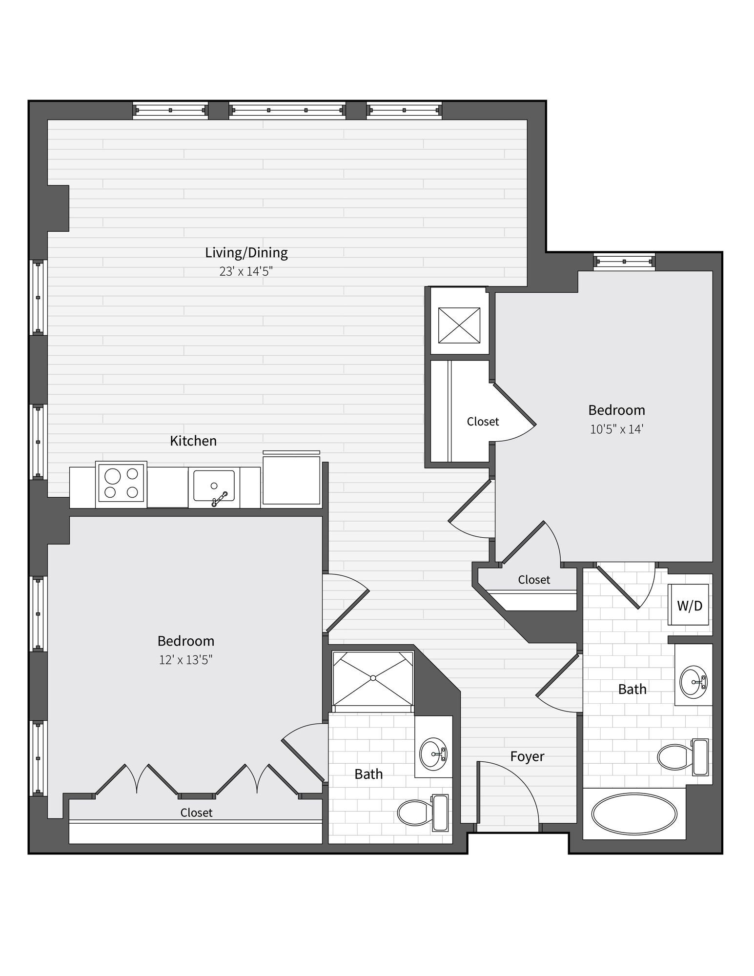 Apartment 429 floorplan