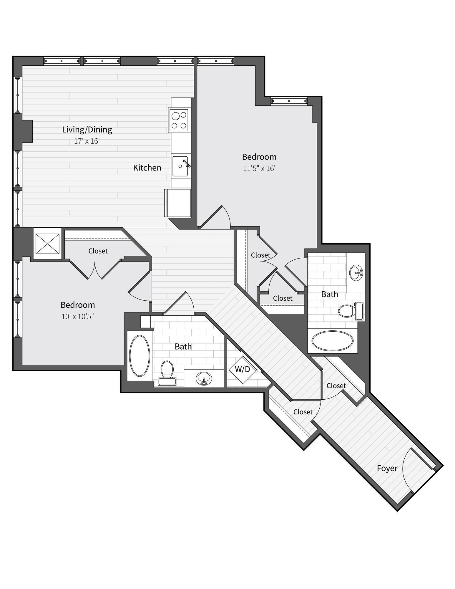 Apartment 763 floorplan