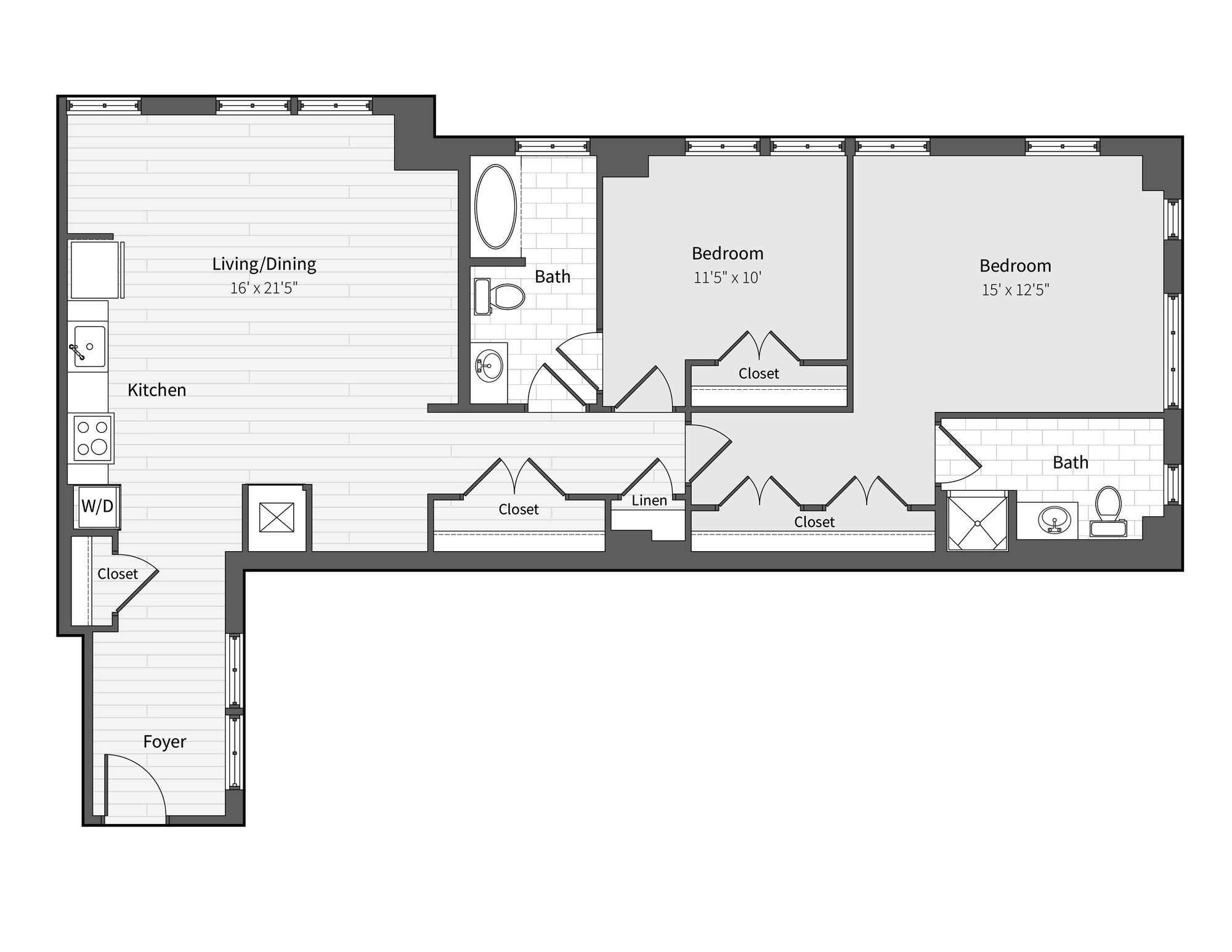 Apartment 569 floorplan