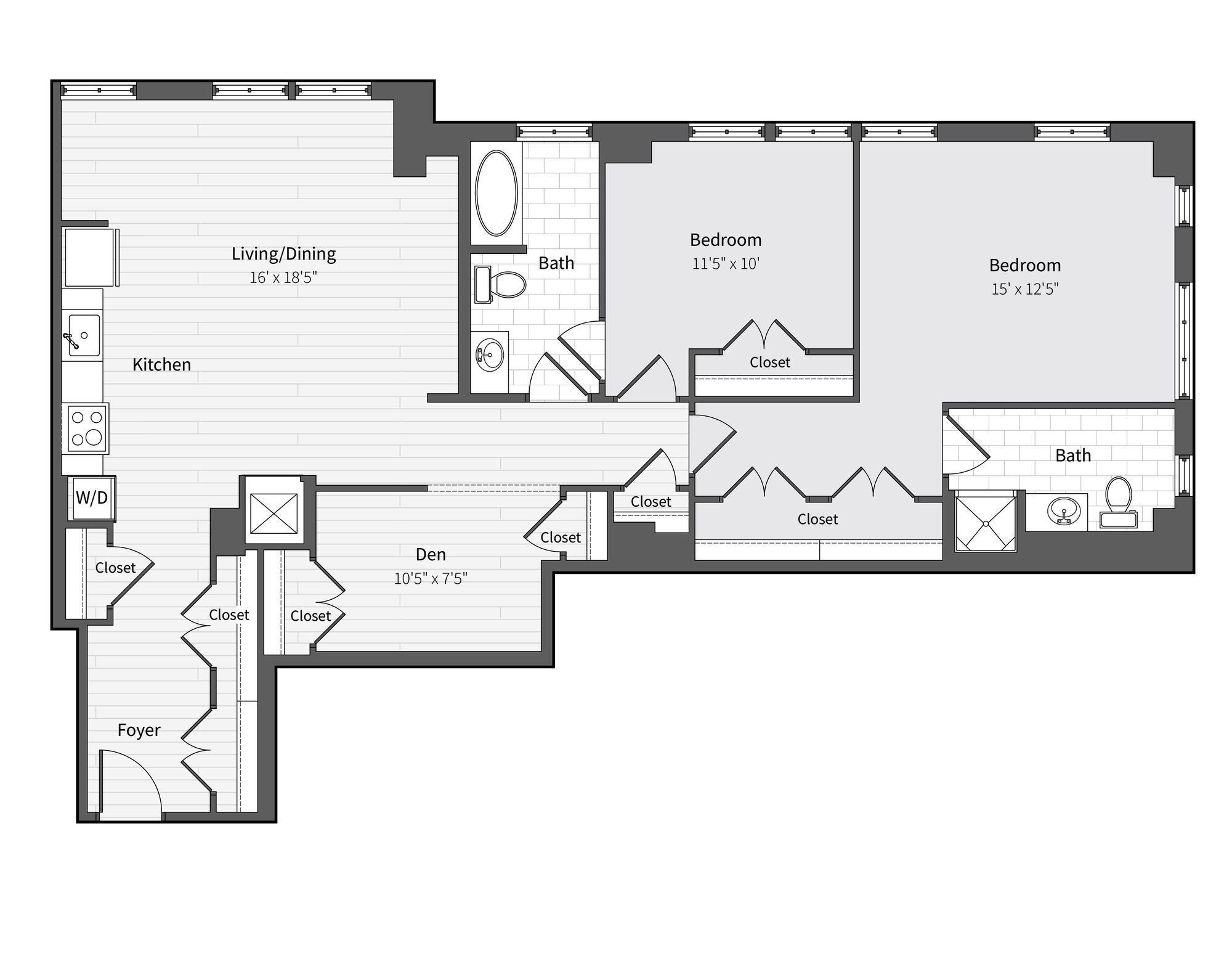 Apartment 269 floorplan