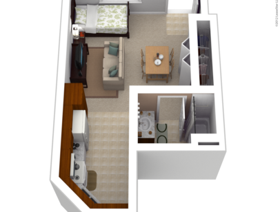 Studio: Beds - Studio: Baths - 1: SqFt Range - 490 to 490