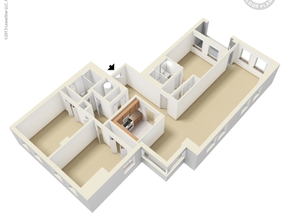 BACK BAY TOWER - Three Bedroom Two Bath - 3 bed - 2 bath - 1700 sf