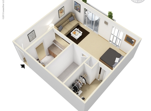 PARKLANE APARTMENTS - Studio - Studio bed - 1 bath - 430 sf