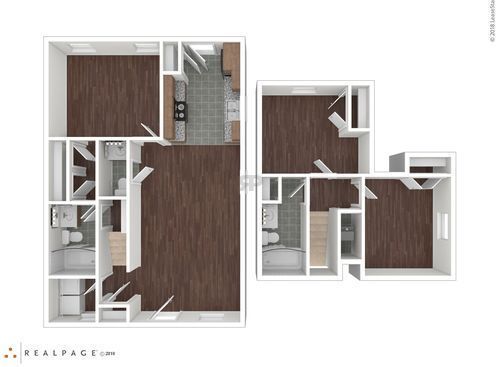 Townhome A: Beds - 3: Baths - 2: SqFt Range - 1433 to 1433