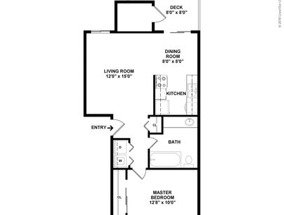 1x1 Floor Plan