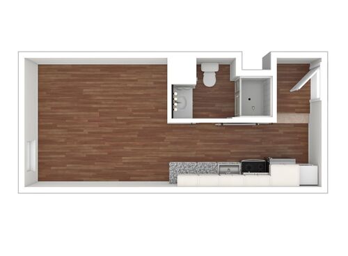 The Allegheny : Beds - Studio: Baths - 1: SqFt Range - 295 to 295